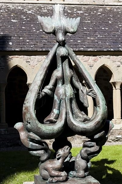 The Cloister in Iona Abbey, Scotland