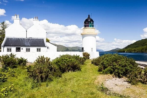 The Corran Lighthouse in Argour, Highland Region, Scotland