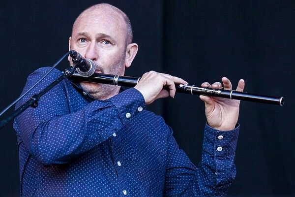Michael McGoldrick of Capercaillie playing at Oban Live in Scotland