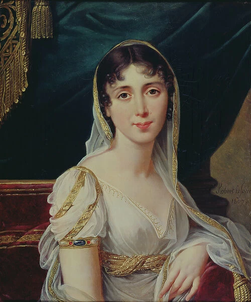 Desiree Clary (1781-1860) Queen of Sweden, 1807 (oil on canvas)