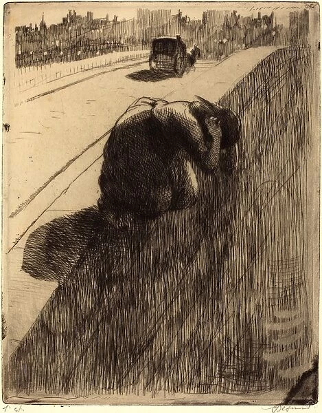 Albert Besnard, French (1849-1934), The Suicide (Le Suicide), c