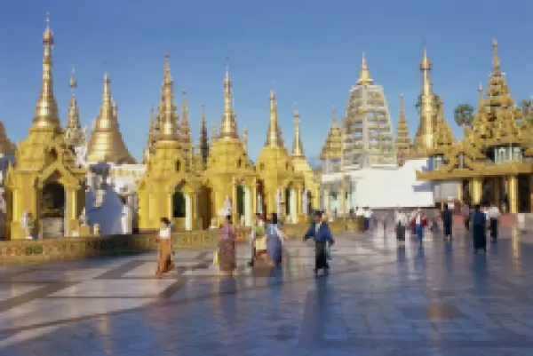 Buy Golden spires at Swedagon Paya