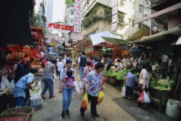 Buy A busy market in Chinatown