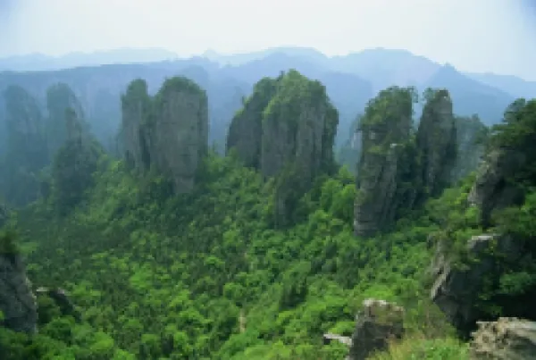 Buy Spectacular limestone outcrops and forested valleys
