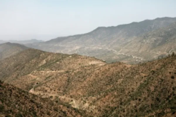 Buy The mountainous landscape on the road between Asmara and Massawa
