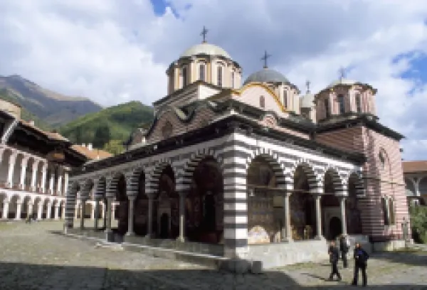 Buy Nativity church in courtyard of Rila monastery