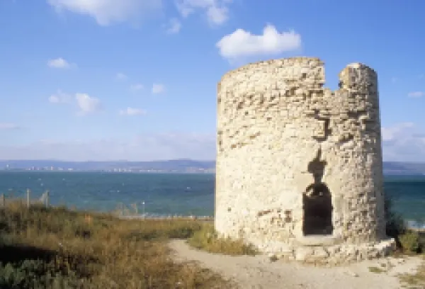 Buy Lone bastion overlooking sea in town of Nesebar