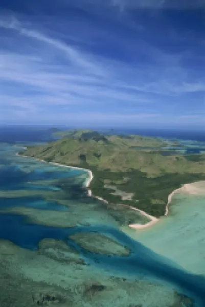Buy Aerial view over Yasawa Island