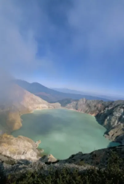 Buy Smoke billowing out from volcano vent