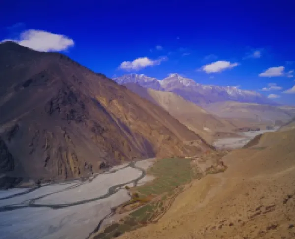 Buy Kangaki River Valley surrounded by mountains