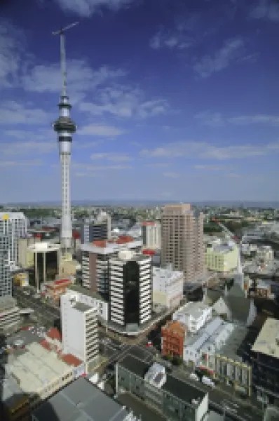 Buy High angle view of Albert Street and Wyndham Street