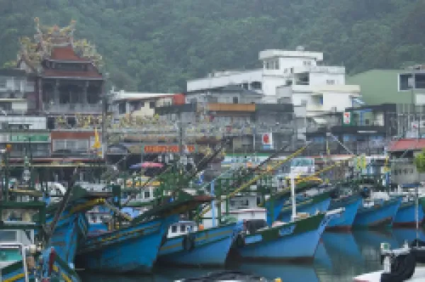 Buy Temple, boats in harbour port