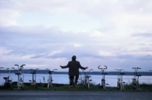 Buy Exercising beside the water