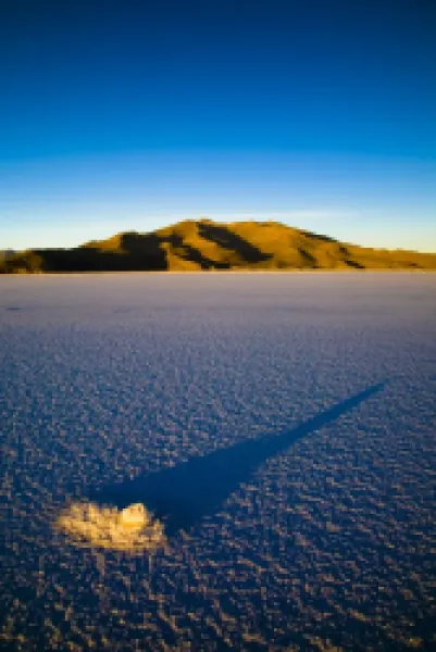 Buy Bolivia, Southern Altiplano, Salar de Uyuni. The worlds largest and highest salt flat, The Salar de Uyuni, viewed at dawn.