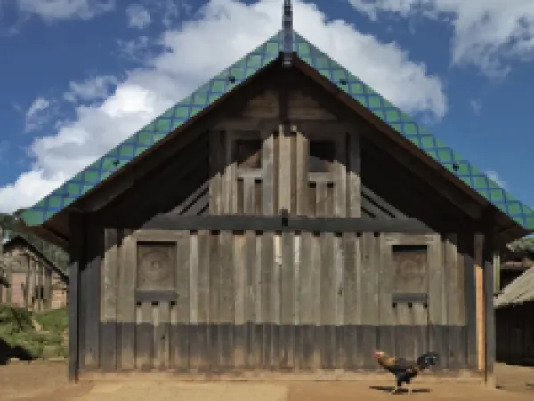 Buy A typical house made of wood at the Zafimaniry village of Ifasina