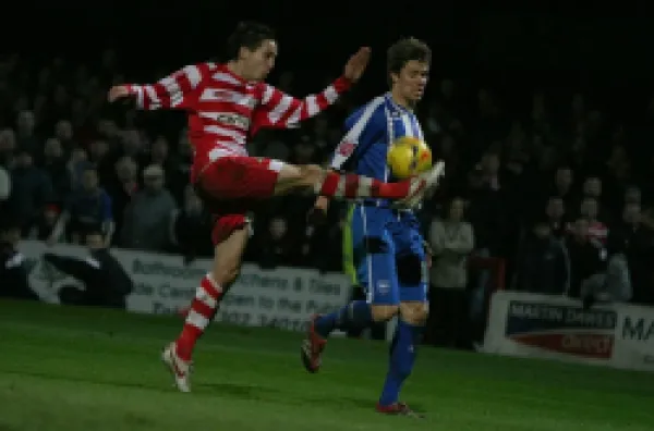 Dean Hammond is challenged by Brian Stock