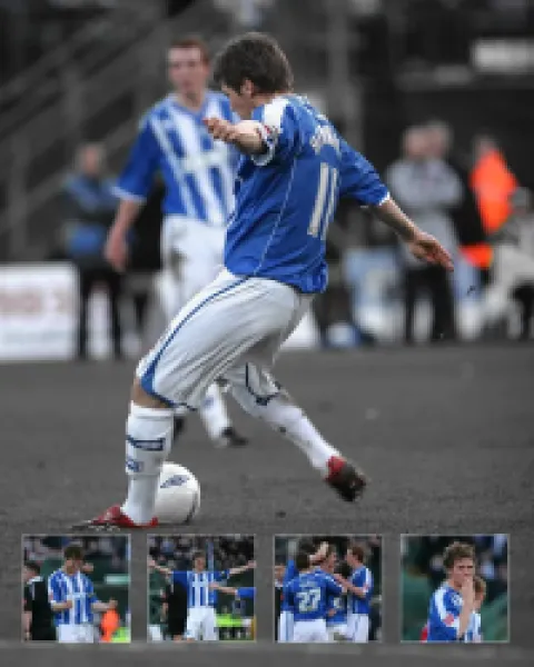 Dean Hammond opens the scoring against Stafford Rangers