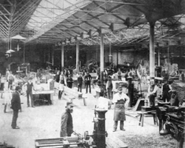 Old Saw Mills, Newburn Crescent, c1870