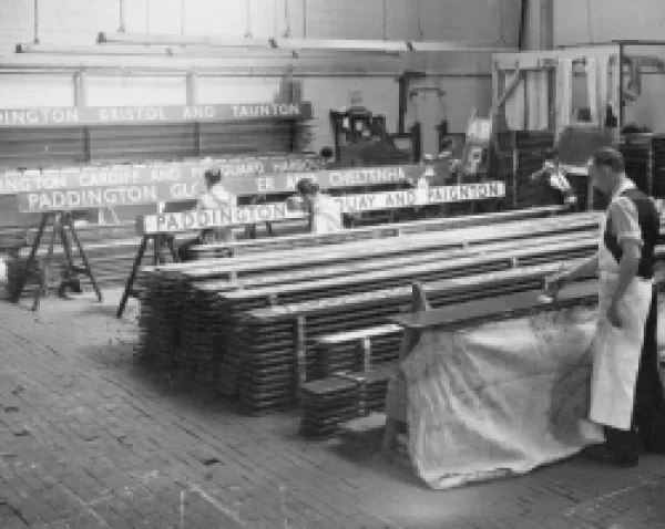 No 12c Paint Shop, 1950s
