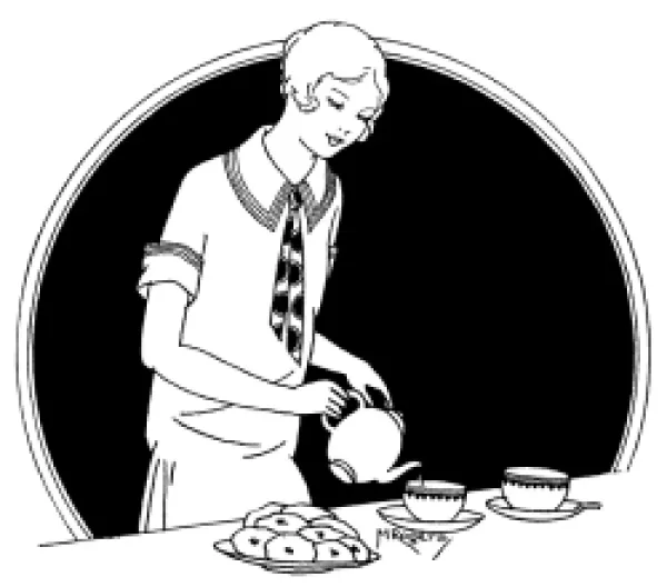 Buy POURING TEA FOR TWO