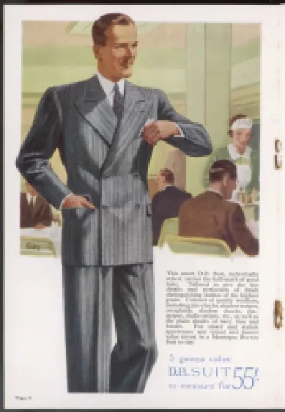 Buy D-B SUIT / BURTON 1938