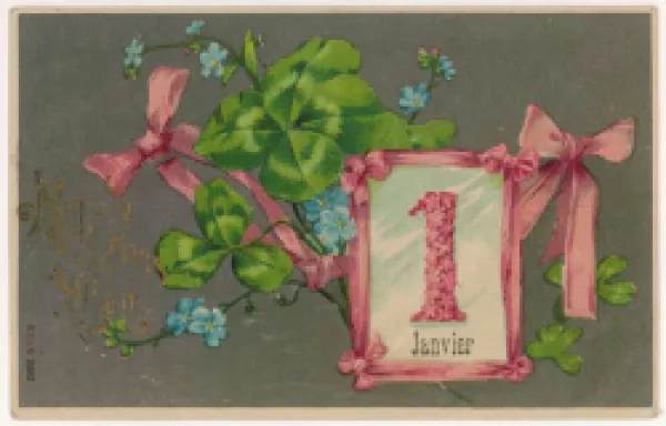 Buy NEW YEAR CARD 1909