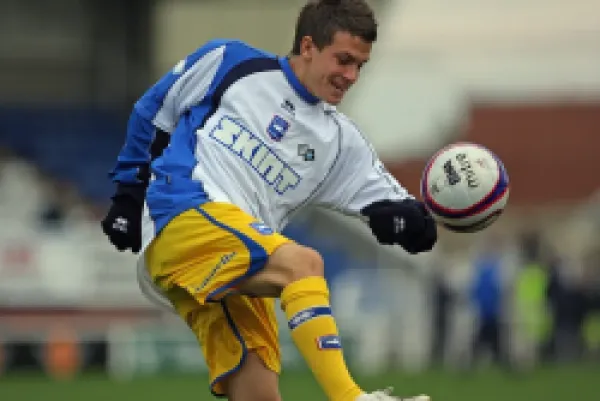 Hartlepool away match action 2007-08