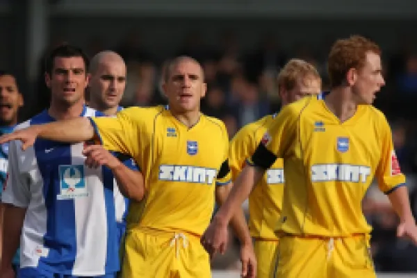 Hartlepool away match action 2007-08