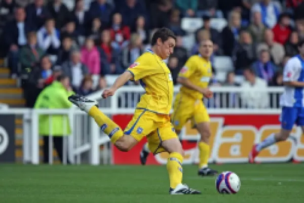 Hartlepool away match action 2007-08