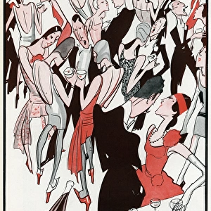 1920s cocktail party gossip