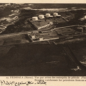 Aerial view of Fedala (Mohammedia), Morocco