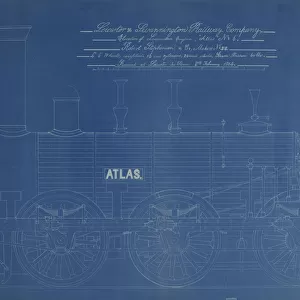 Atlas engine by Robert Stephenson & Co