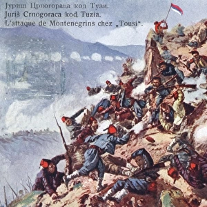 Attack by Montenegran forces at Tuzi