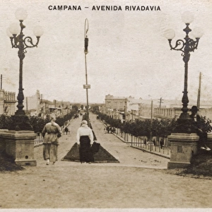Avenida Rivadavia, Campana, Argentina, South America