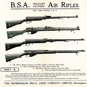 B. S. A. Military Pattern Air Rifles