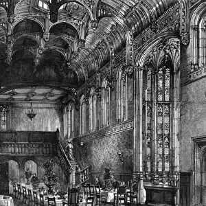 The Banqueting Hall, Crosby Hall, London, 1884