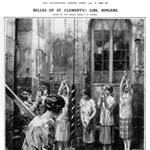 Belles of St Clement s! Girl bell ringers, 1926