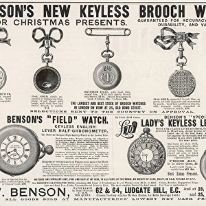 Benson Watch Advert 1894