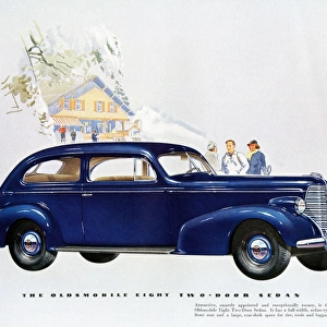 Brochure illustration, Oldsmobile Eight