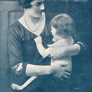 Clementine Churchill with daughter Marigold