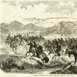 Crimean War, Turks attacked by Cossacks