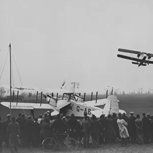 A Crowd of People Watching a Alan Cobhams Flying Circus?