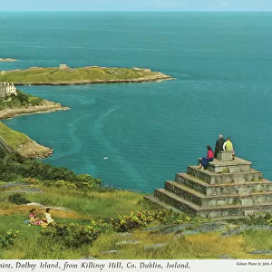 Dublin Bay, Sorrento Point, Dalkey Island from Killiney Hill