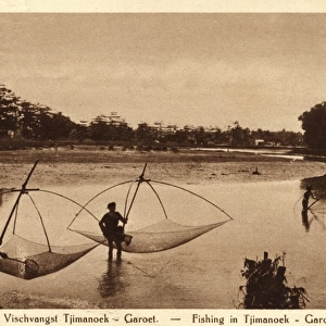 Fishing in Tjimanoek - Garoet, Indonesia