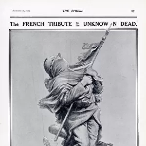 French tribute to the unknown dead 1920