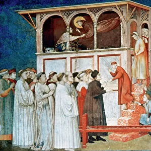 Giotto di Bondone (1266 / 7-1337). Saint Francis resurrects a