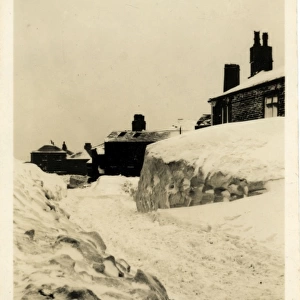 Houses in the Snow, Heath Hill, Shropshire