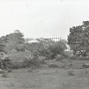 India - Government House from the Park, Madras
