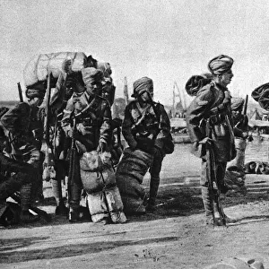 Indian soldiers in Basrah during WWI