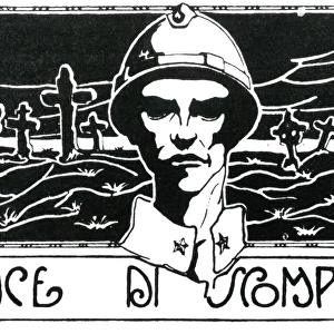 Italian poster, Luce Di Scomparsi, WW1